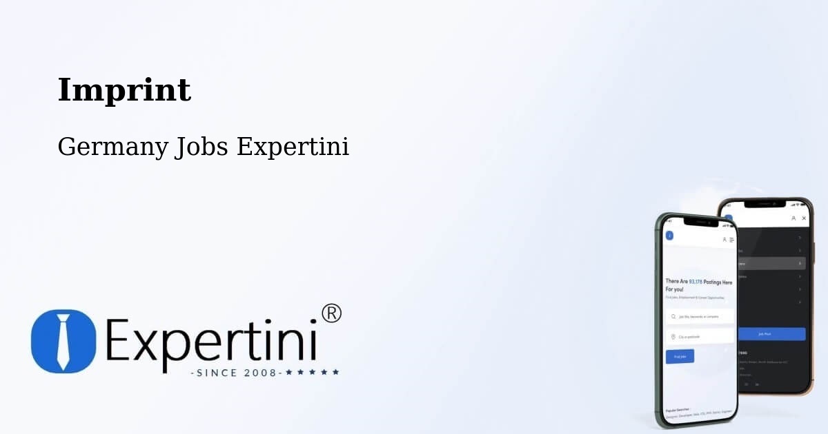 Imprint – Weyarn - Germany Jobs Expertini